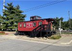 Pewee Valley wooden caboose